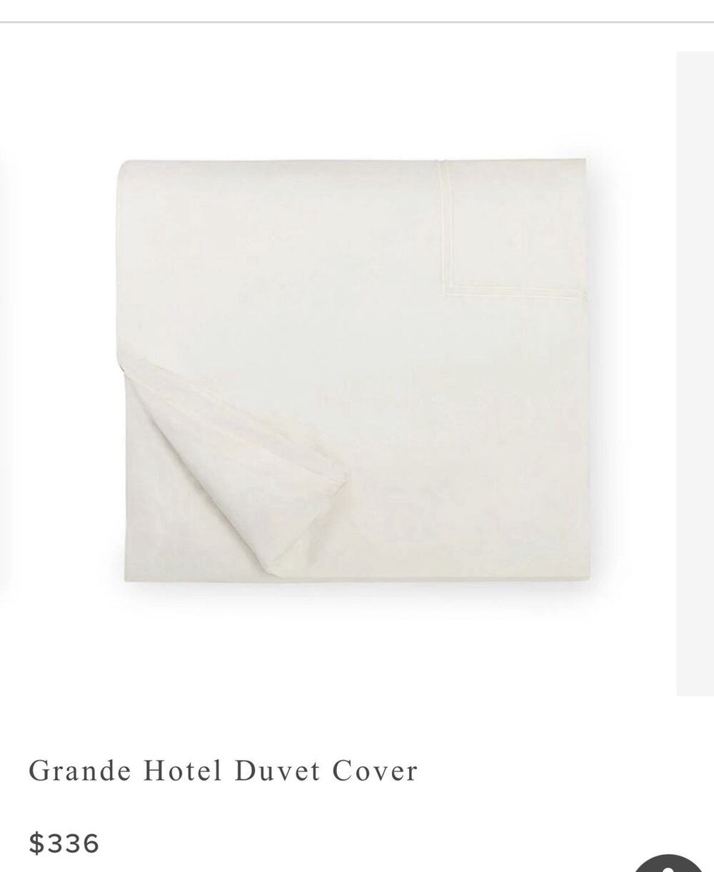 Sferra Grande Hotel Duvet/King/Ivory